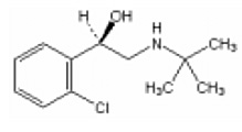 ホクナリン（塩酸ツロブテロール）の構造式
