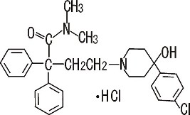 ロペミン（塩酸ロペラミド）の構造式