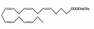エパデール（イコサペント酸エチル）の構造式