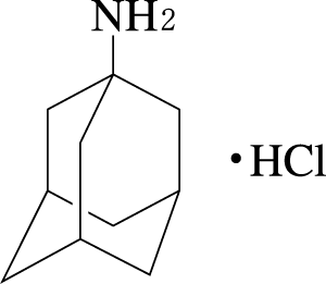 シンメトレル（塩酸アマンタジン）の構造式