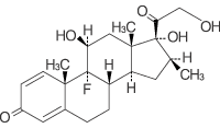 セレスタミン（ベタメタゾン）の構造式