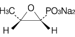 ホスミシン（ホスホマイシン）の構造式