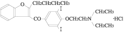 アンカロン（塩酸アミオダロン）の構造式