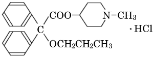 バップフォー（塩酸プロピベリン）の構造式
