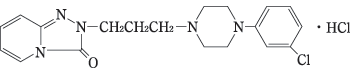 デジレル（トラゾドン塩酸塩）の構造式