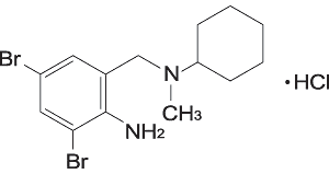 ビソルボン（ ブロムヘキシン塩酸塩）の構造式